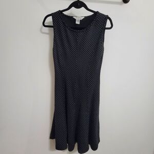 Express Tricot Polka Dot Dress